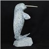 Image 2 : Ann Arlooktoo's "Norwhale" original Inuit carving.