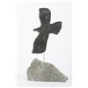 Image 2 : Joe Poodlat's "Bird in Flight on Base" Inuit Sculpture