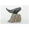 Image 1 : Putuguk Ashevak's "Norwhale on Base" Original Sculpture