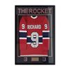 Image 1 : Maurice 'The Rocket' Richard Framed Jersey