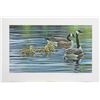 Image 1 : Robert Bateman's "Canada Geese With Young" LE Print