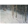 Image 1 : Robert Bateman's "Forest Trail Mule Deer" LE Canvas