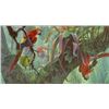 Image 1 : Robert Bateman's "Tropical Canopy - Scarlet Macaws"
