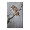Image 1 : Robert Bateman's "Winter Mist- Great Horned Owl" Canvas