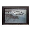Image 1 : Robert Bateman's "Wolfpack In Moonlight" LE Canvas