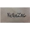 Image 4 : Victor Zag Original Acrylic on Canvas Painting
