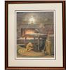 Image 1 : James Lumbers' "Fireside Shadows"  LE AP Print