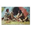 Image 1 : Howard Terpning's "The Bonnet Case"  L.E. Canvas