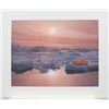 Image 1 : Lorenzo Fracchetti's "Sea Ice Sunset" L.E. Print