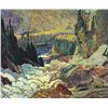 Image 1 : J.E.H. MacDonald's "Montreal River" Canvas Reproduction