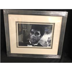 AL PACINO "SCARFACE" 24 X 24 FRAMED ARTIST PRINT