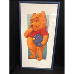 WINNIE THE POOH FRAMED PRINT 20 X 36