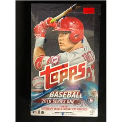 2018 TOPPS SERIES ONE BASEBALL HOBBY BOX (SEALED)