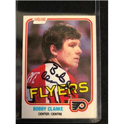 BOBBY CLARKE SIGNED O-PEE-CHEE HOCKEY CARD