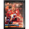Image 1 : AL MacINNIS SIGNED TOPPS STADIUM CLUB HOCKEY CARD