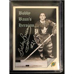 BOBBY BAUN SIGNED ULTIMATE HOCKEY CARD