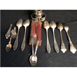 COLLECTOR SILVER SPOONS (VARIOUS SPOONS)