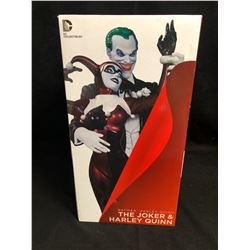 DC COLLECTIBLES THE JOKER & HARLEY QUINN HAND SCULPTED COLD PORCELAIN STATUE