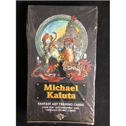 MICHAEL KALUTA FANTASY ART TRADING CARDS (SEALED BOX)