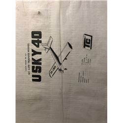 USKY 40 - RC LOW TRAINER MODEL AIRPLANE (BRAND NEW)