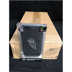 25 NHL PROTECTIVE iPHONE CASE (DETROIT RED WINGS) *COMPATIBLE W/ iPHONE P PLUS/ 6s PLUS*