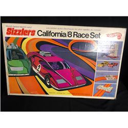 HOT WHEELS SIZZLERS CALIFORNIA/ 8 RACE SET (WORLD'S FASTEST ELECTRIC CARS)