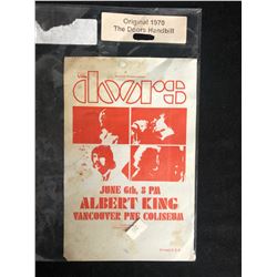 "THE DOORS" ORIGINAL 1970 CONCERT HANDBILL