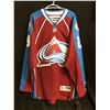 Image 3 : NATHAN MacKINNIN SIGNED AVALANCHE JERSEY (FRAMEWORTH HOLO)