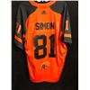 Image 1 : GEROY SIMON SIGNED ADIDAS BC LIONS FOOTBALL JERSEY