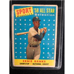 1958 Topps #482 - ERNIE BANKS All-Star