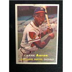 1957 Topps #20 Hank Aaron