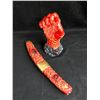 Image 1 : SPIDER MAN GRIP OF DEATH FIXED BLADE KNIFE DISPLAY