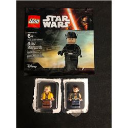 LEGO Star Wars Luke Skywalker/ Han Solo Minifigure Lot w/ First Order General