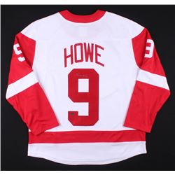 GORDIE HOWE SIGNED RED WINGS JERSEY (PSA/ DNA COA)