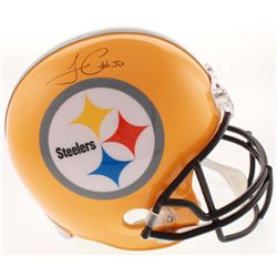 James Conner Signed Pittsburgh Steelers Full-Size Helmet (Schwartz COA)