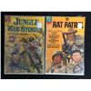 Image 1 : VINTAGE DELL COMICS BOOK LOT (JUNGLE WAR STORIES/ THE RAT PATROL)