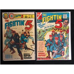 VINTAGE THE FIGHTIN' 5 COMIC BOOK LOT (CHARLTON COMICS)