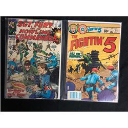 VINTAGE COMIC BOOK LOT (SGT. FURY & HIS HOWLING COMMANDOS #59/ THE FIGHTIN' 5 #46)