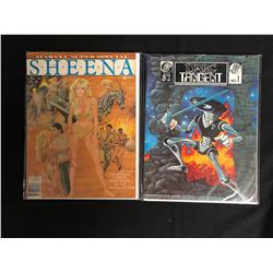 COMIC BOOK LOT (SHEENA #34/ DARC TANGENT)