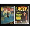 Image 1 : COMIC BOOK LOT (STAR-LORD #4/ THE RAMPAGING HULK #5)
