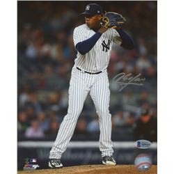 Aroldis Chapman Signed New York Yankees 8x10 Photo (Beckett COA)