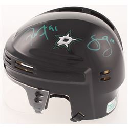 TYLER SEGUIN & JAMIE BENN SIGNED DALLAS STARS HOCKEY HELMET (SEGUIN/ BENN COA)