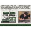 Image 4 : TYLER SEGUIN & JAMIE BENN SIGNED DALLAS STARS HOCKEY HELMET (SEGUIN/ BENN COA)