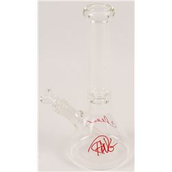 CHEECH & CHONG SIGNED GLASS BONG (JSA COA)