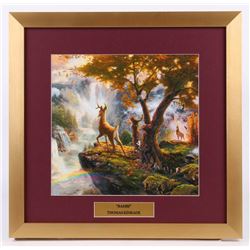 THOMAS KINCADE ORIGINAL ART BAMBI FRAMED OIL PAINTING