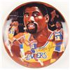 Image 1 : LIMITED EDITION MAGIC JOHNSON SIGNED COMMEMORATIVE THE "GOLDEN RIM" COLLECTION PLATE