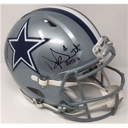 Dak Prescott Signed Dallas Cowboys Full-Size Authentic On-Field SpeedFlex Helmet (Steiner COA)