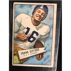 1952 BOWMAN #16 FRANK GIFFORD