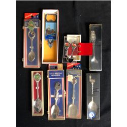 COLLECTIBLE SOUVENIR SPOONS LOT