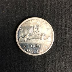 1963 CANADA SILVER DOLLAR